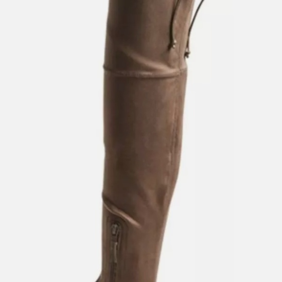 STUART WEITZMAN Playtime Suede OTK Swamp, Size 9 - Picture 3 of 3